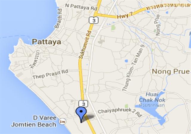Land for sale Jomtien map location Land for sale Jomtien map location